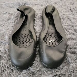 Crewguard Slip Resistant Work Overshoes Mens Black Flats Size 12 Safety‎ Shoes